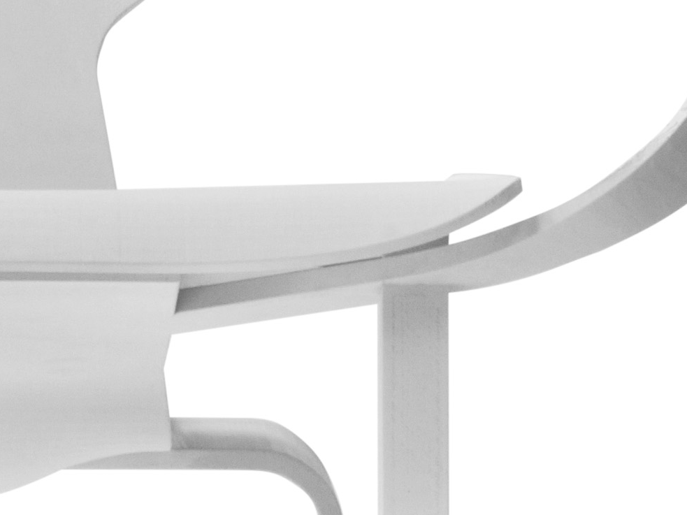 Detail 3D printed mash-up-chair