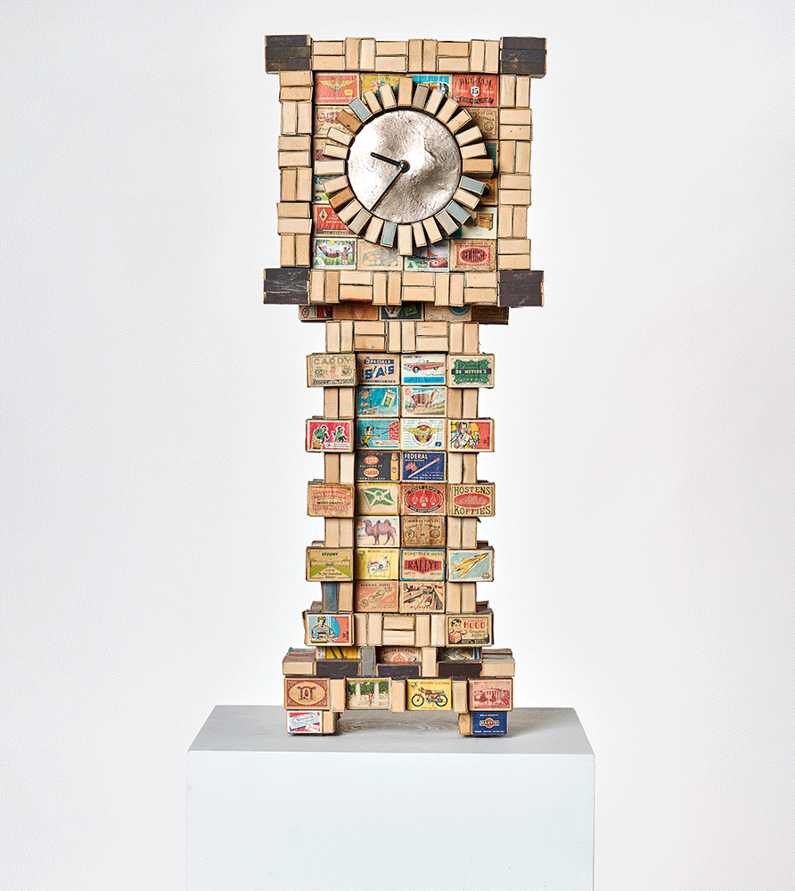 Matchbox mantle clock